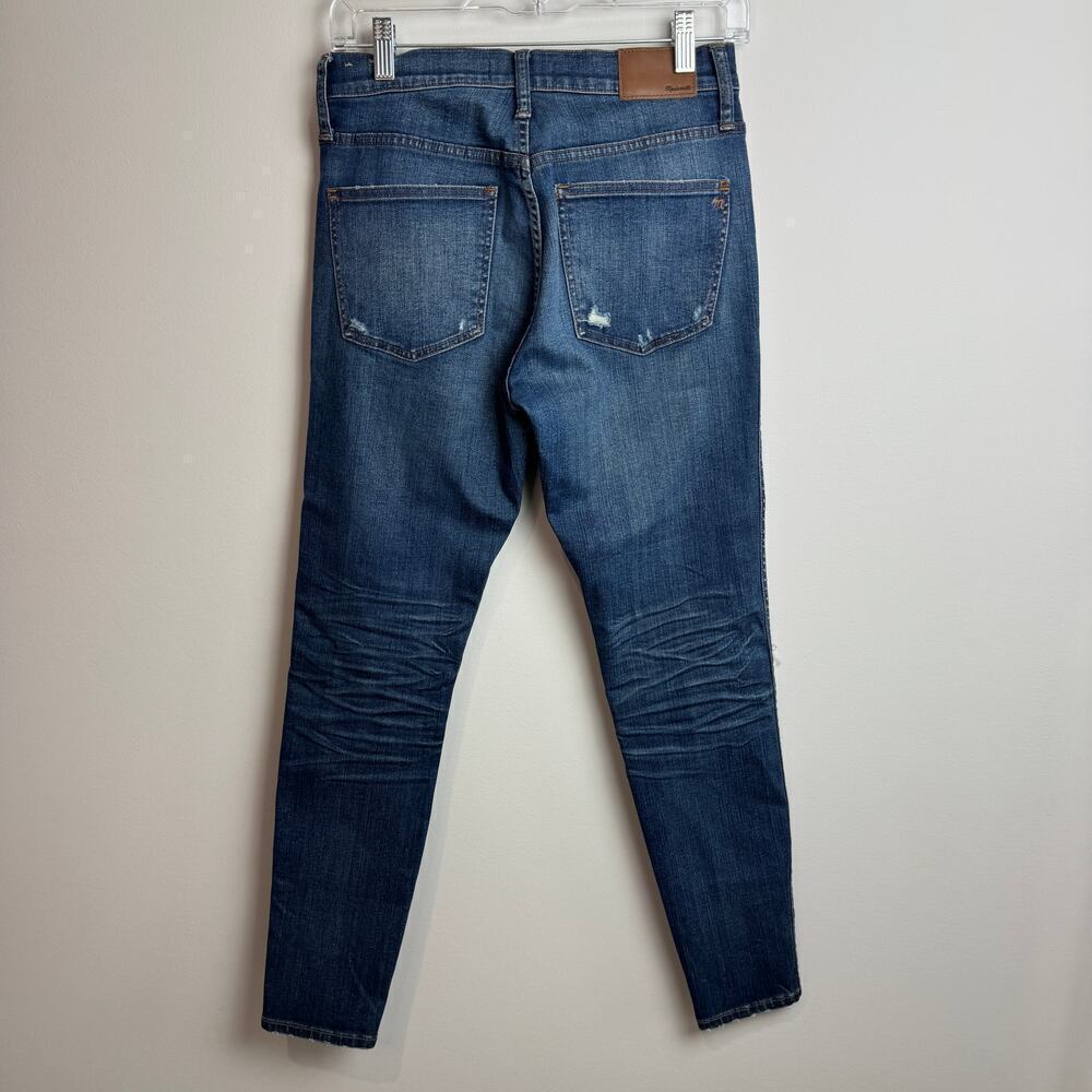 Madewell Distressed 9" High Riser Skinny Skinny Jeans Size 28 - Picture 5 of 8